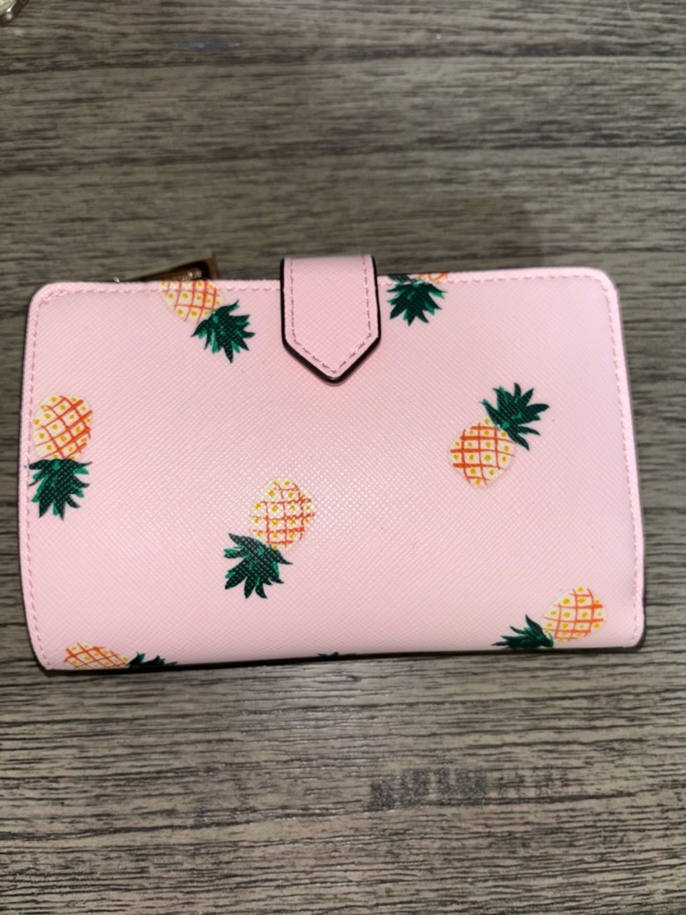 Kate Spade pineapple print satchel NWT W/Pineapple purse chain - Picture 4 of 11